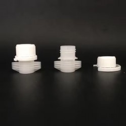 PE material plastic doypack valve with cap